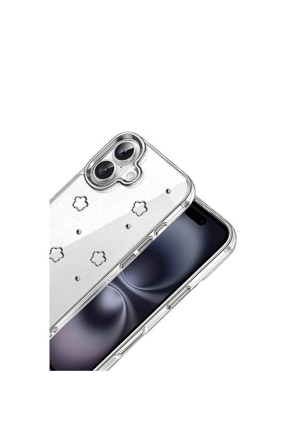 Evi̇mdeyokyok Apple İphone 16 Plus Fi̇yonk Desenli̇ Kapak - Desen 2