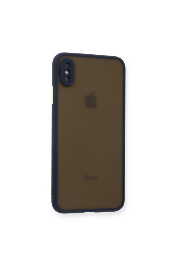 Evimdeyokyok Apple İphone Xs Max Kılıf Montreal Silikon Kapak - Lacivert