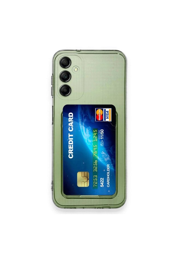 Evimdeyokyok Samsung Galaxy A16 5G Kılıf Kart Şeffaf Silikon - Şeffaf