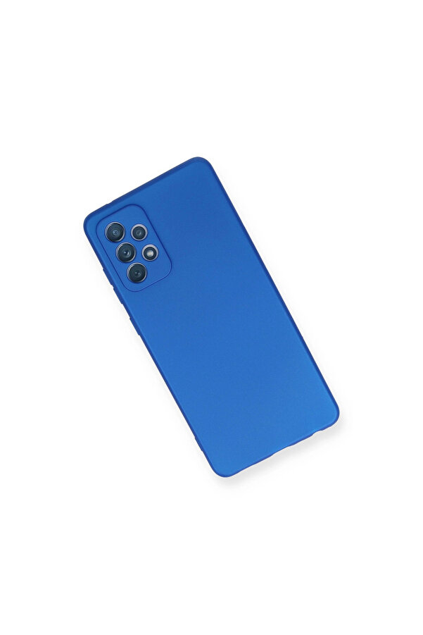 Evi̇mdeyokyok Samsung Galaxy A72 Kılıf Fi̇rst Si̇li̇kon - Mavi̇