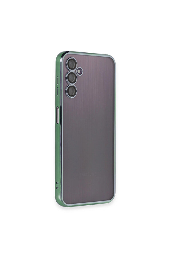 Evi̇mdeyokyok Samsung Galaxy A14 4G Kılıf Razer Lensli̇ Si̇li̇kon - Yeşi̇l