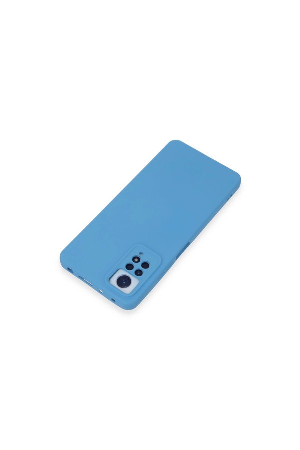 Evimdeyokyok Xiaomi Redmi Note 12 Pro 4G Kılıf Nano İçi Kadife Silikon - Mavi