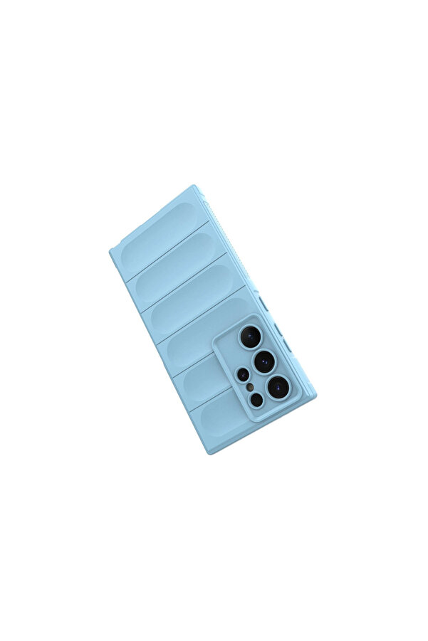 Evi̇mdeyokyok Samsung Galaxy S24 Ultra Kılıf Opti̇mum Si̇li̇kon - Sky Blue