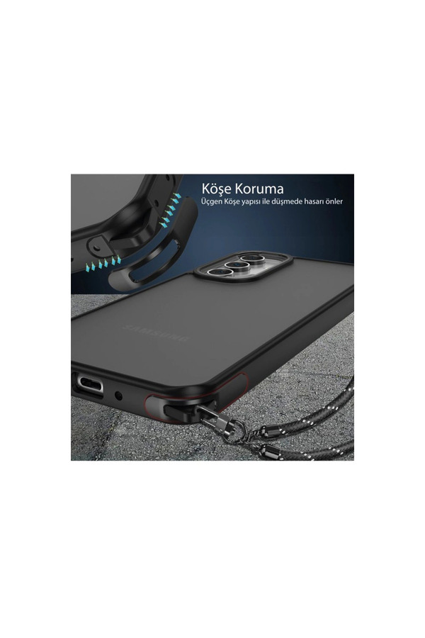 Evi̇mdeyokyok Samsung Galaxy A54 5G Kılıf Elegant Kapak - Pudra