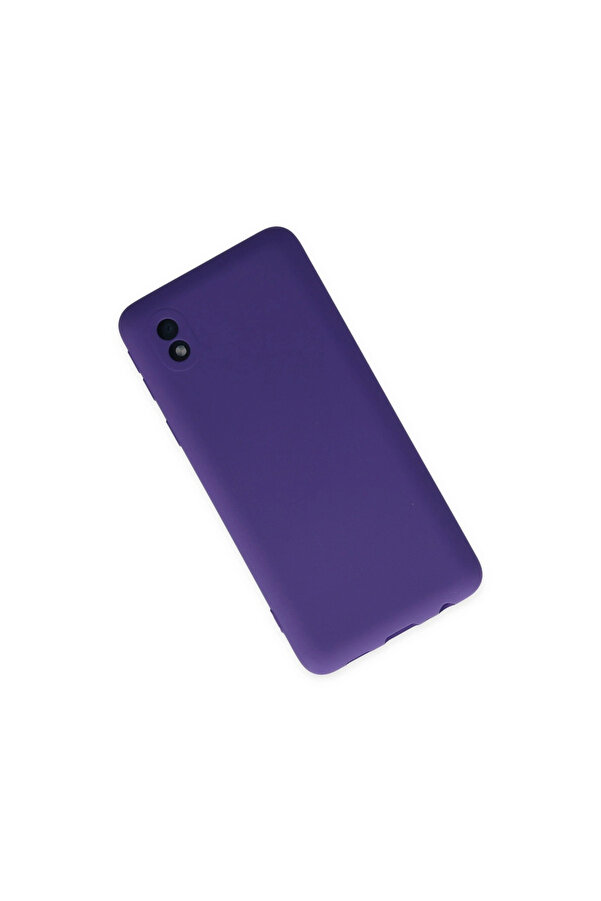 Evi̇mdeyokyok Samsung Galaxy A01 Core Kılıf Nano İçi̇ Kadi̇fe Si̇li̇kon - Mor