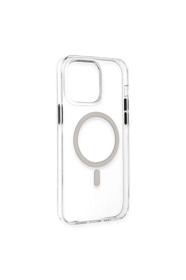 Evi̇mdeyokyok Apple İphone 14 Pro Max Kılıf Tron Şeffaf Magsafe Kapak - Şeffaf