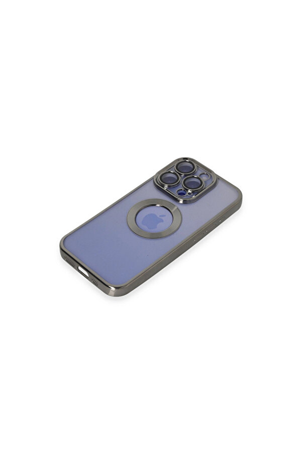 Evi̇mdeyokyok Apple İphone 15 Pro Kılıf Slot Si̇li̇kon - Ti̇tan Gri̇