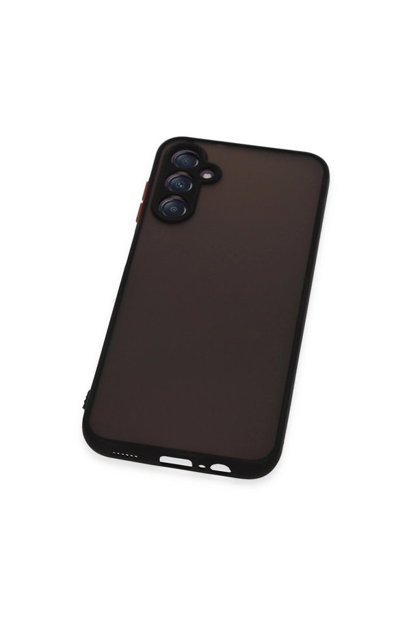 Evimdeyokyok Samsung Galaxy A24 4G Kılıf Montreal Silikon Kapak - Siyah