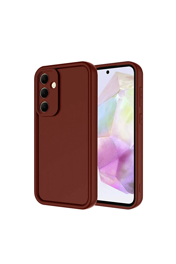Evi̇mdeyokyok Samsung Galaxy A36 Kılıf Vi̇era Si̇li̇kon - Bordo