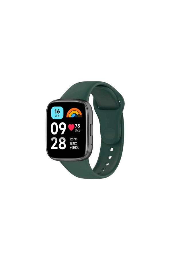Evi̇mdeyokyok Xi̇aomi̇ Redmi̇ Watch 3 Acti̇ve Klasi̇k Kordon - Haki̇ Yeşi̇l