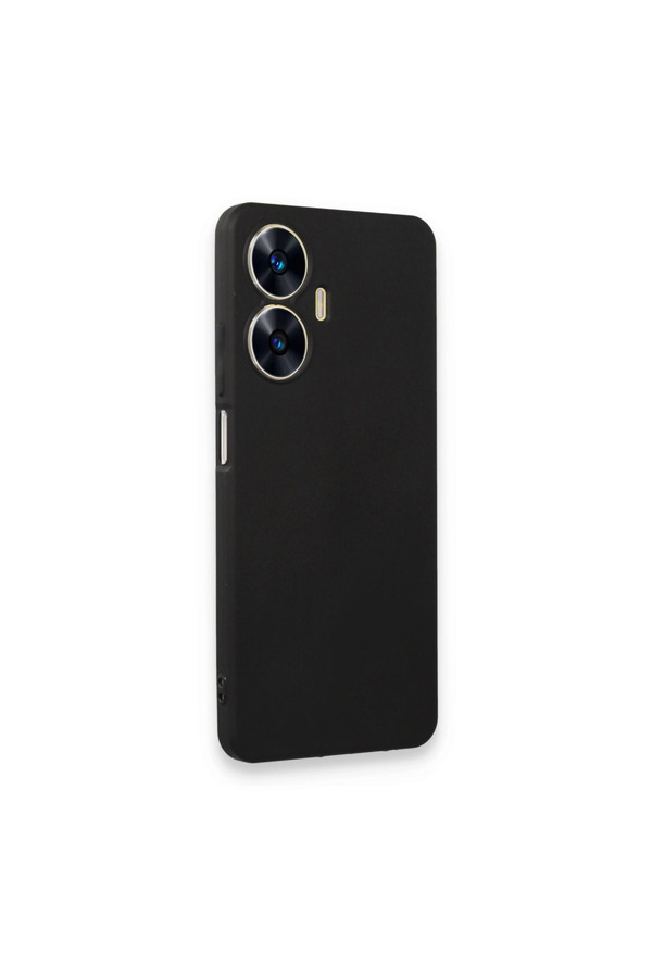 Evi̇mdeyokyok Realme C55 Kılıf Fi̇rst Si̇li̇kon - Si̇yah