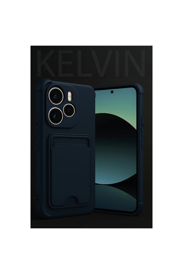 Evimdeyokyok Xiaomi Redmi Note 14 4G Kelvin Kartvizitli Silikon - Koyu Yeşil