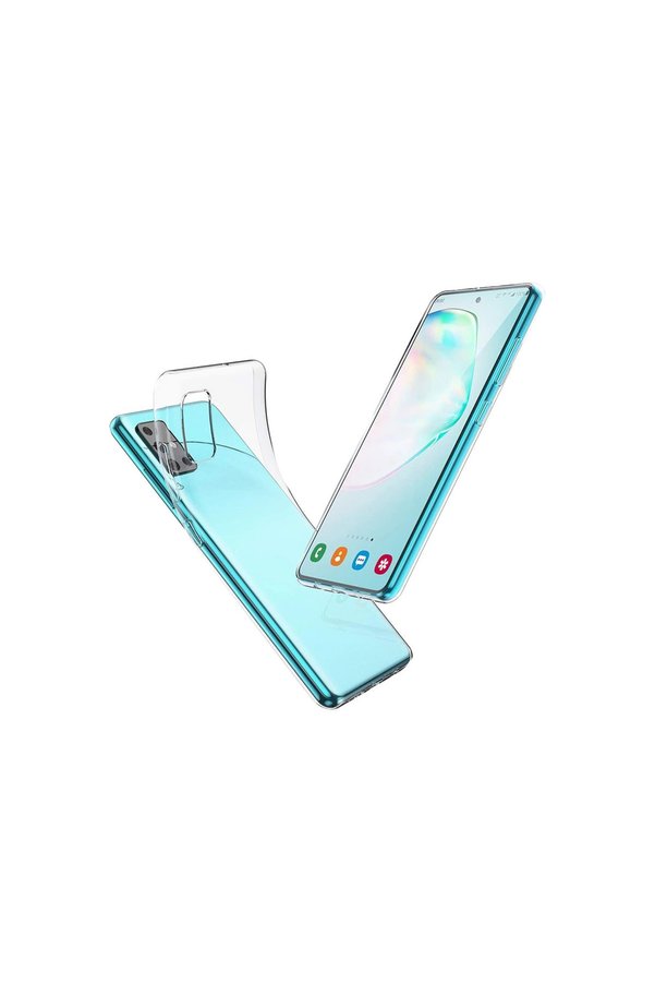 Evimdeyokyok Samsung Galaxy A51 Kılıf Lüx Şeffaf Silikon