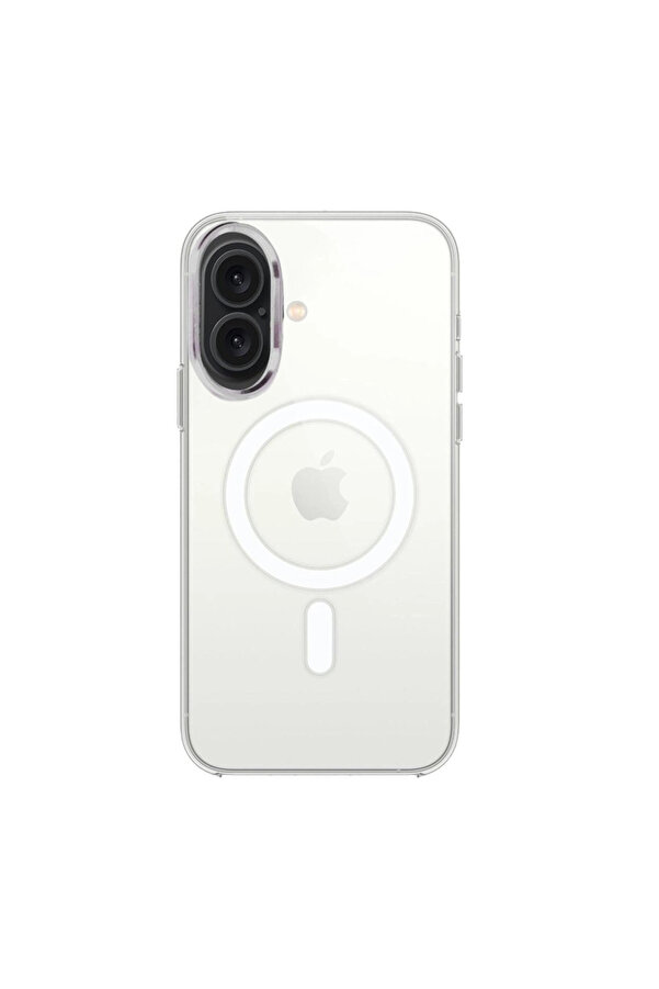 Evi̇mdeyokyok Apple İphone 16 Plus Kılıf Pc Real Magsafe Kapak - Şeffaf