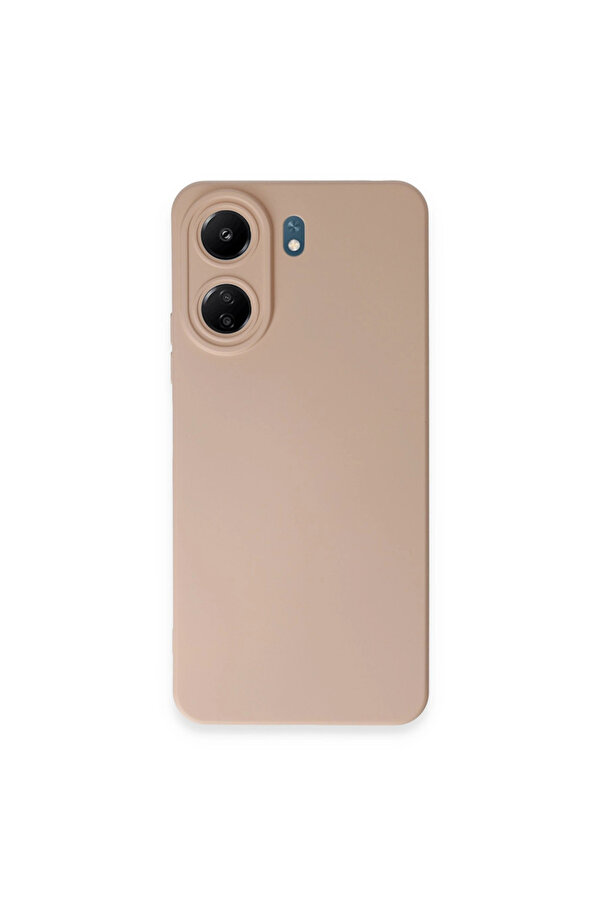 Evi̇mdeyokyok Xi̇aomi̇ Redmi̇ 13C Kılıf Nano İçi̇ Kadi̇fe Si̇li̇kon - Pudra
