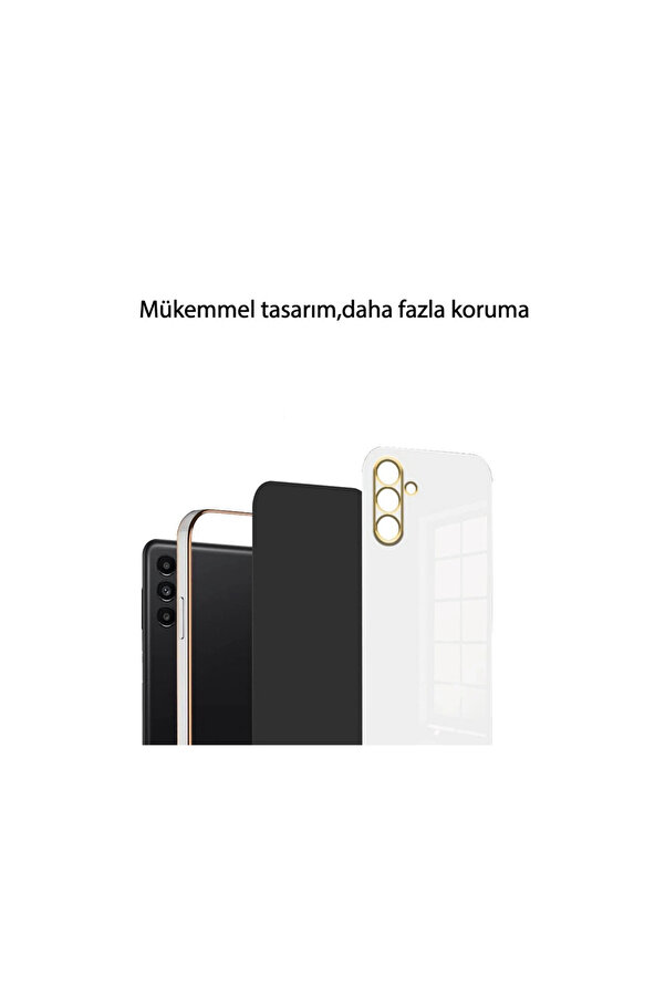 Evi̇mdeyokyok Xi̇aomi̇ Redmi̇ 13C Kılıf Volet Si̇li̇kon - Beyaz