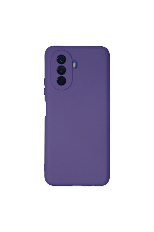 Evi̇mdeyokyok Huawei̇ Nova Y70 Kılıf Nano İçi̇ Kadi̇fe Si̇li̇kon - Mor