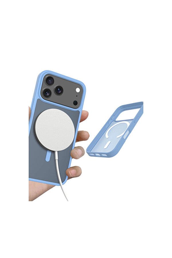 Evi̇mdeyokyok Joko Apple İphone 17 Pro Max Jota Magsafe Kapak - Açık Mavi̇