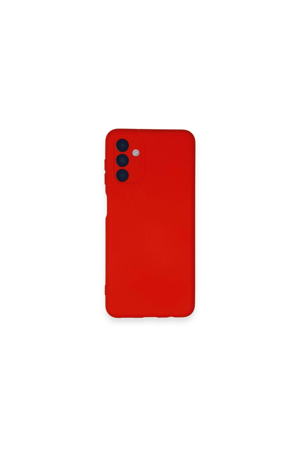 Evimdeyokyok Samsung Galaxy A14 4G Kılıf Nano İçi Kadife Silikon - Kırmızı