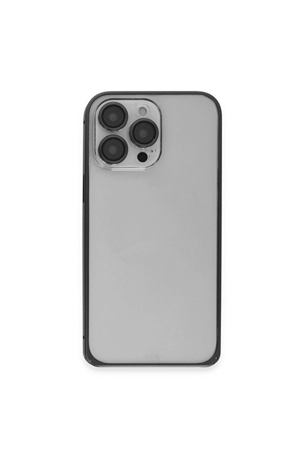 Evi̇mdeyokyok Joko Apple İphone 15 Pro Metal Bumper Mat Kapak - Si̇yah