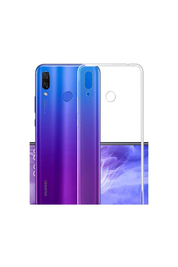 Evimdeyokyok Huawei P20 Lite Kılıf Lüx Şeffaf Silikon
