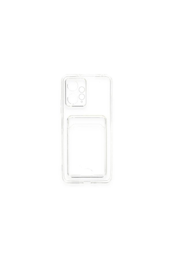 Evimdeyokyok Xiaomi Redmi Note 12 4G Kılıf Kart Şeffaf Silikon - Şeffaf