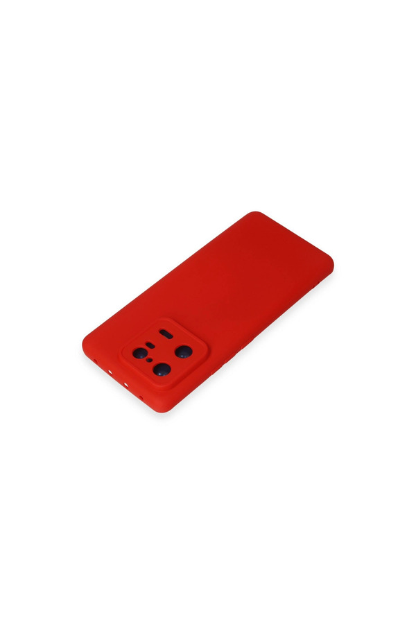 Evimdeyokyok Xiaomi Mi 13 Pro Kılıf Nano İçi Kadife Silikon - Kırmızı