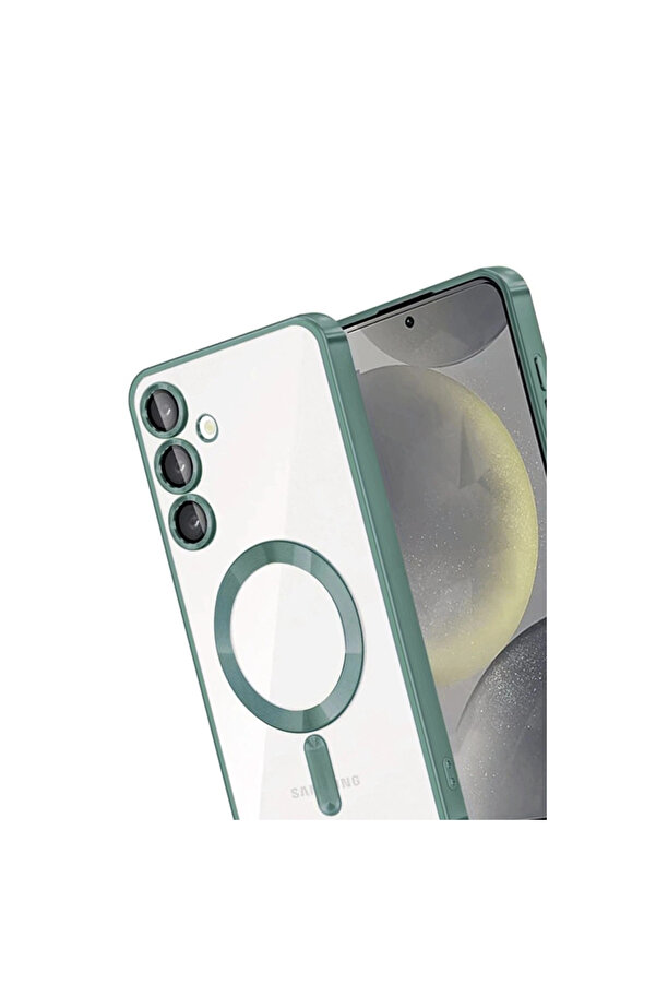 Evi̇mdeyokyok Samsung Galaxy A54 5G Kross Magneti̇csafe Kapak - Koyu Yeşi̇l