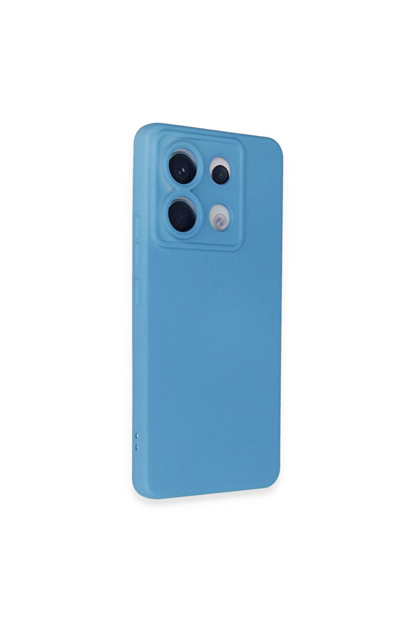 Evi̇mdeyokyok Xi̇aomi̇ Redmi̇ Note 13 Pro 5G Kılıf Nano İçi̇ Kadi̇fe Si̇li̇kon - Mavi̇