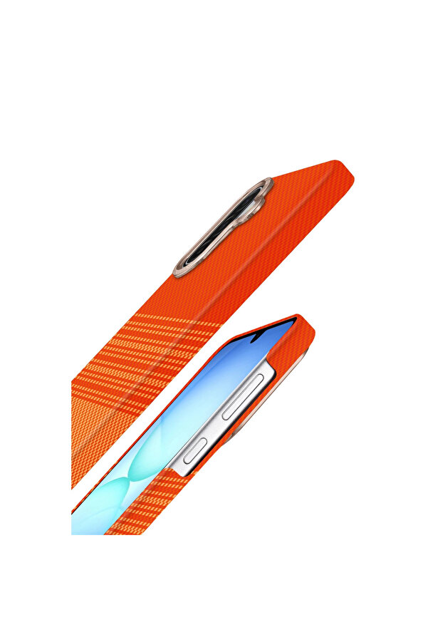 Evi̇mdeyokyok Samsung Galaxy A17 5G Vega Magsafe Kapak - Turuncu