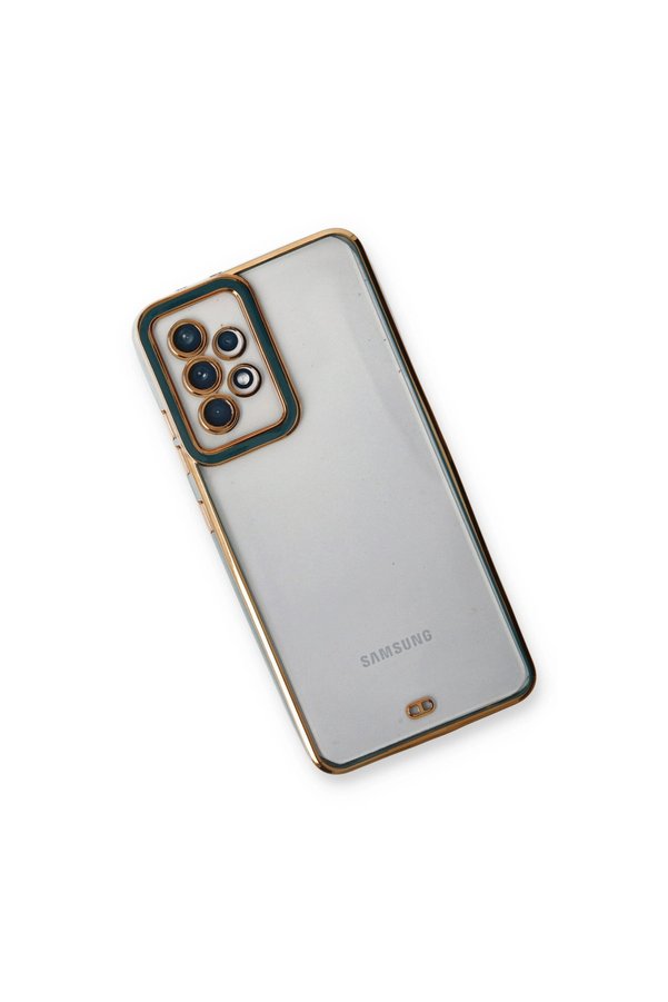 Evimdeyokyok Samsung Galaxy A53 5G Kılıf Liva Lens Silikon - Yeşil