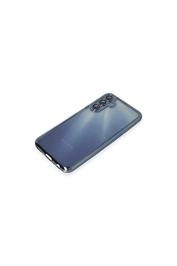 Evi̇mdeyokyok Samsung Galaxy A15 4G Kılıf Razer Lensli̇ Si̇li̇kon - Açık Mavi̇