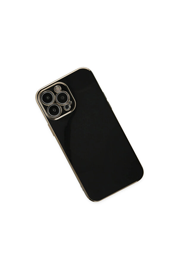 Evi̇mdeyokyok Apple İphone 14 Pro Max Kılıf Volet Si̇li̇kon - Si̇yah