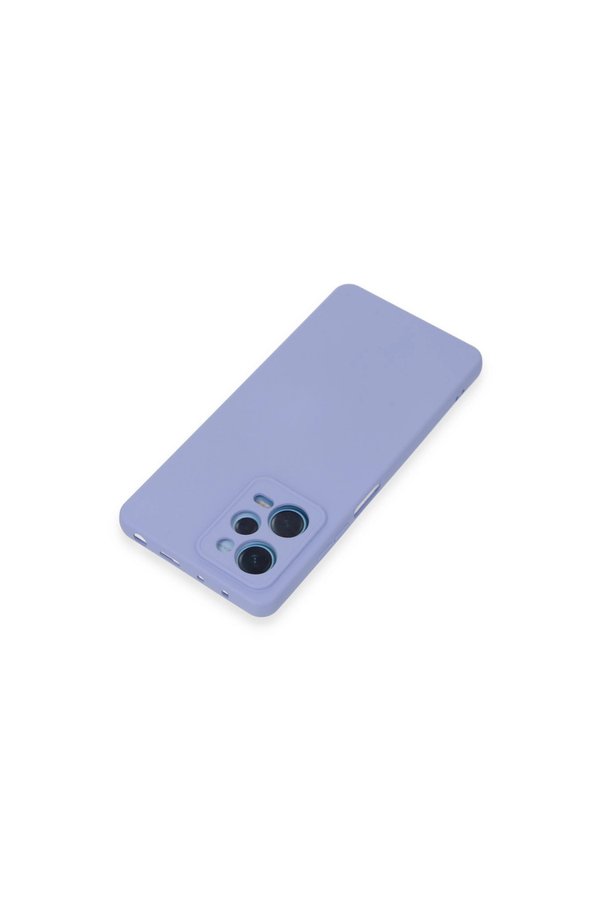 Evimdeyokyok Xiaomi Redmi Note 12 Pro 5G Kılıf Nano İçi Kadife Silikon - Lila