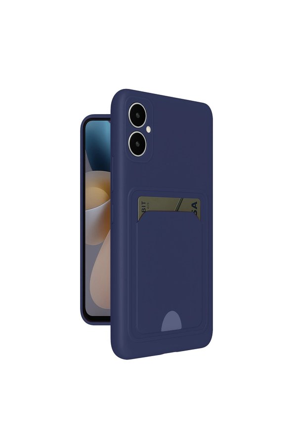 Evimdeyokyok Samsung Galaxy A05 Kelvin Kartvizitli Silikon - Lacivert
