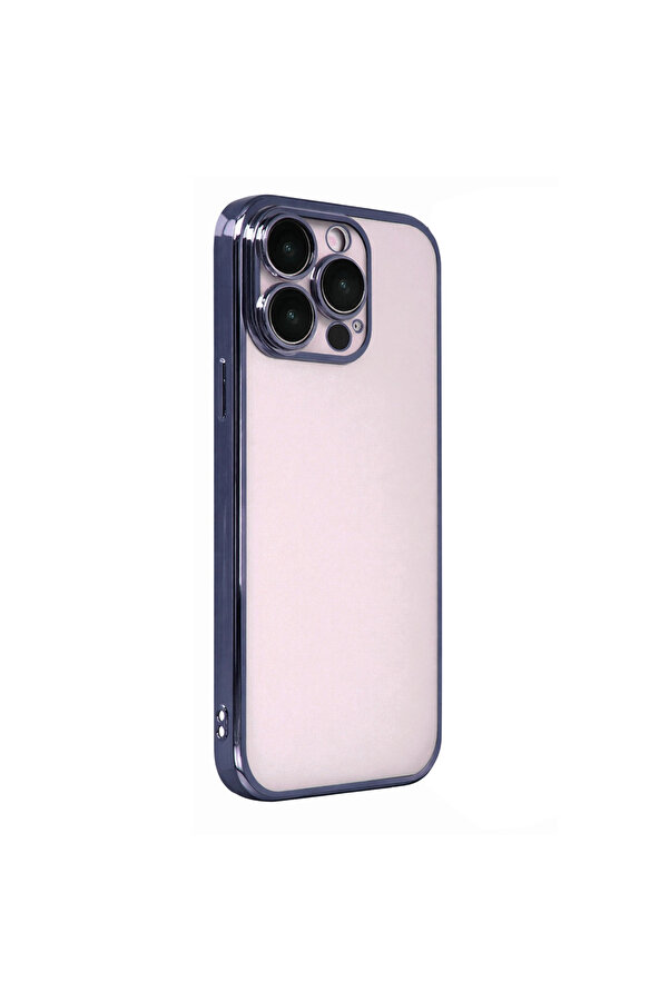 Evi̇mdeyokyok Apple İphone 15 Pro Max Razer Lensli̇ Si̇li̇kon - Laci̇vert