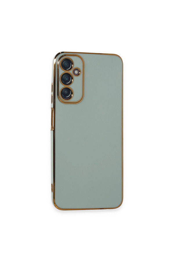 Evi̇mdeyokyok Samsung Galaxy A05S Kılıf Volet Si̇li̇kon - Açık Yeşi̇l