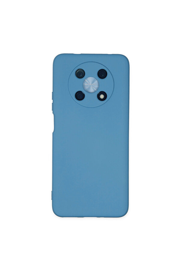 Evi̇mdeyokyok Huawei̇ Nova Y90 Kılıf Nano İçi̇ Kadi̇fe Si̇li̇kon - Mavi̇
