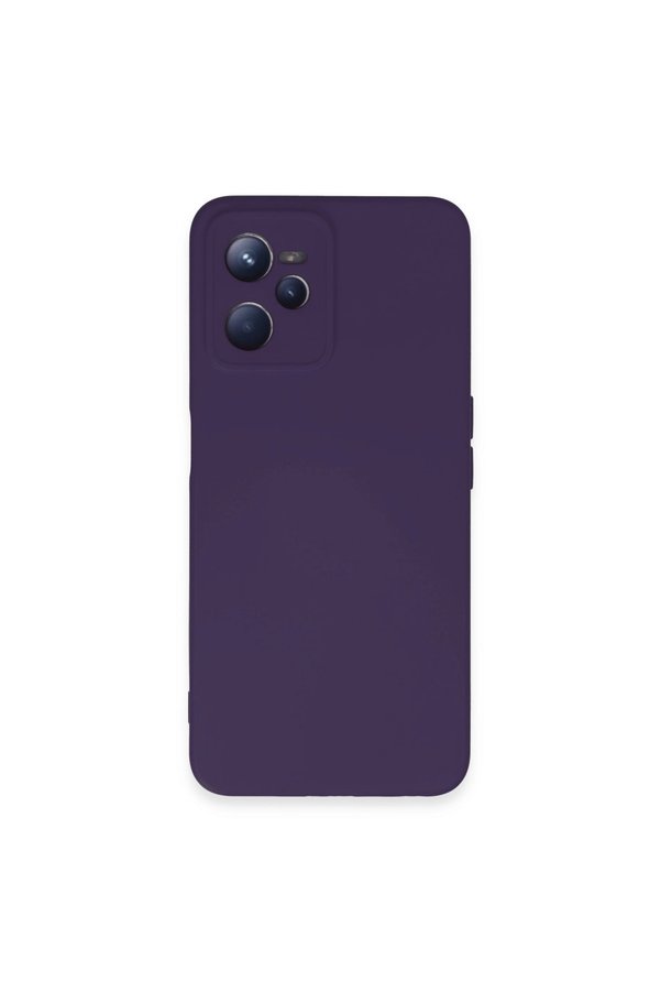 Evimdeyokyok Realme C35 Kılıf Nano İçi Kadife Silikon - Mor