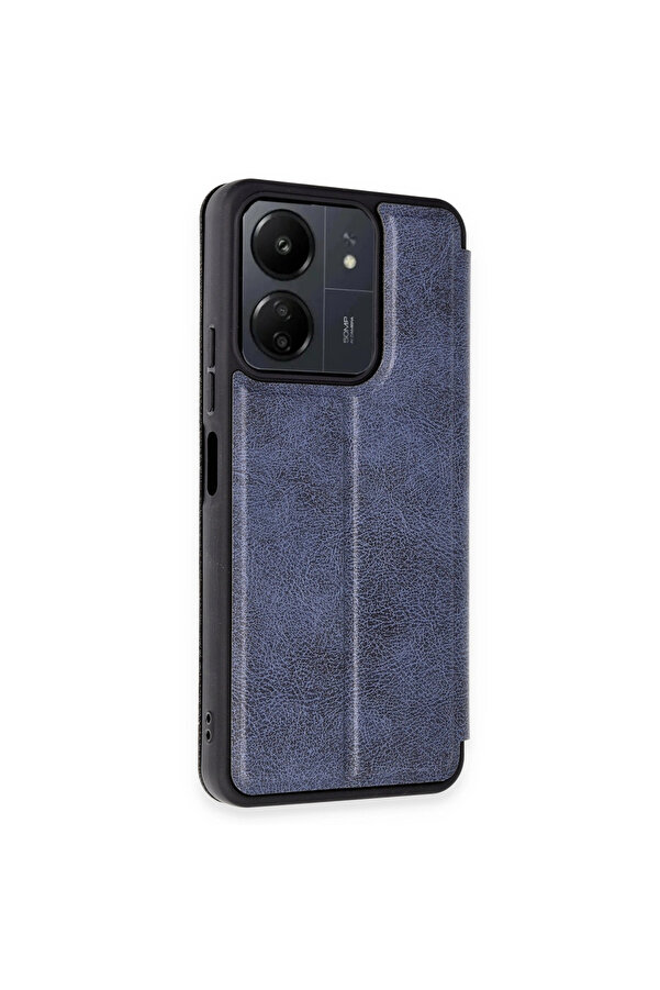 Evi̇mdeyokyok Xi̇aomi̇ Redmi̇ 13C Kılıf Fli̇p Cover - Laci̇vert