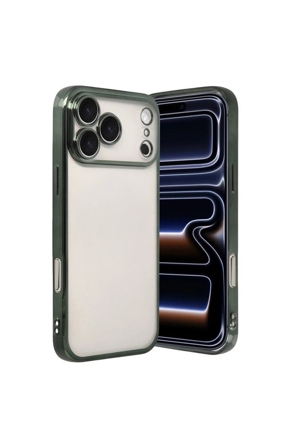 Evimdeyokyok Apple İphone 17 Pro Max Razer Lensli Silikon - Yeşil