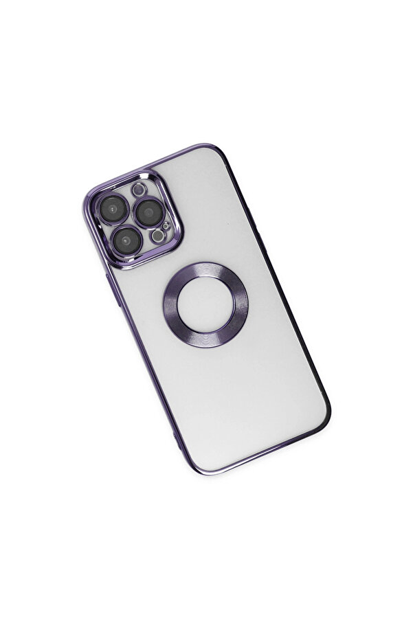 Evi̇mdeyokyok Apple İphone 14 Pro Max Kılıf Slot Si̇li̇kon - Mor