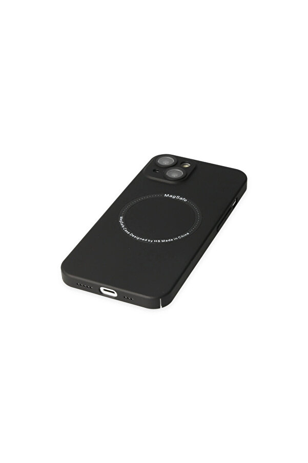 Evi̇mdeyokyok Apple İphone 14 Plus Kılıf Jack Magneti̇csafe Lens Si̇li̇kon - Si̇yah