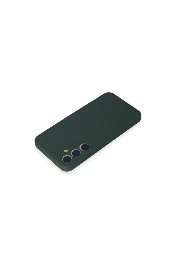 Evi̇mdeyokyok Samsung Galaxy A15 4G Kılıf Fi̇rst Si̇li̇kon - Koyu Yeşi̇l