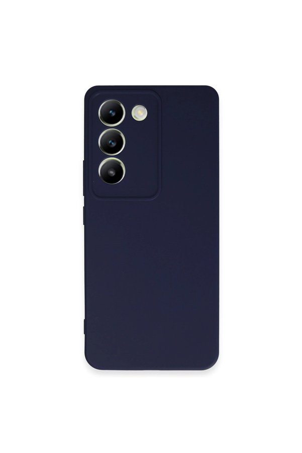 Evimdeyokyok Vivo V30 Lite 4G Kılıf First Silikon - Lacivert
