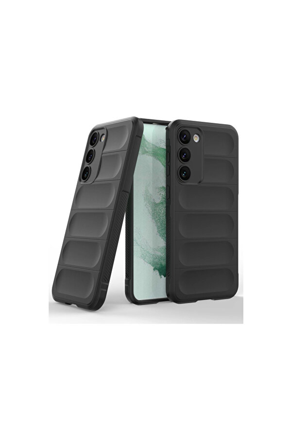 Evi̇mdeyokyok Samsung Galaxy S23 Plus Kılıf Opti̇mum Si̇li̇kon - Si̇yah