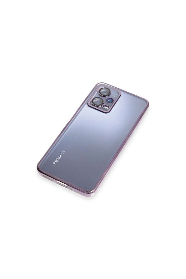 Evi̇mdeyokyok Xi̇aomi̇ Redmi̇ Note 12 5G Kılıf Razer Lensli̇ Si̇li̇kon - Mor