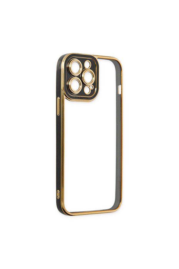 Evi̇mdeyokyok Apple İphone 14 Pro Max Kılıf Li̇va Lens Si̇li̇kon - Si̇yah