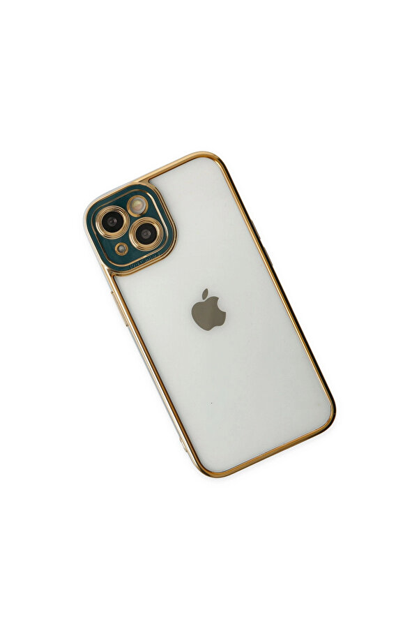 Evi̇mdeyokyok Apple İphone 14 Plus Kılıf Li̇va Lens Si̇li̇kon - Yeşi̇l