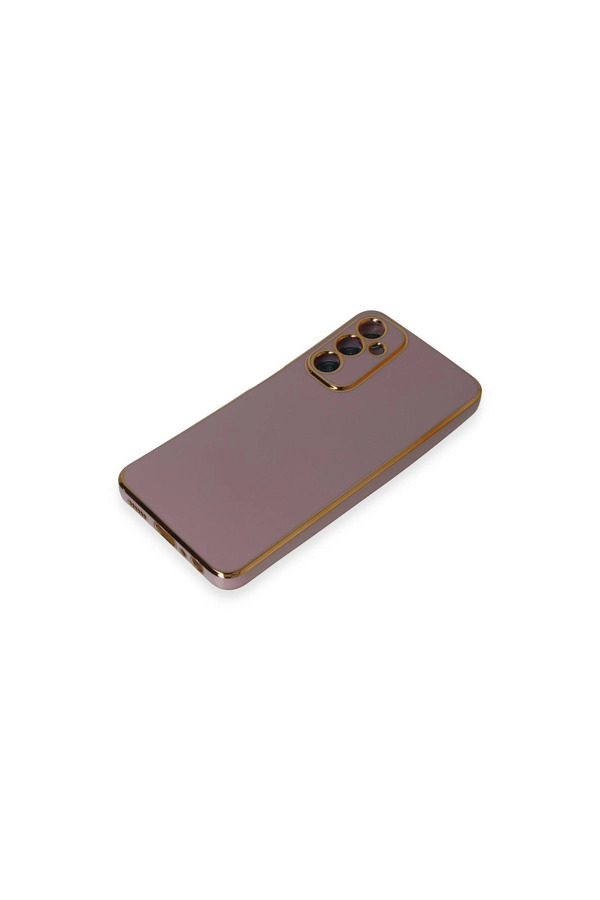Evi̇mdeyokyok Samsung Galaxy A05S Kılıf Volet Si̇li̇kon - Mor